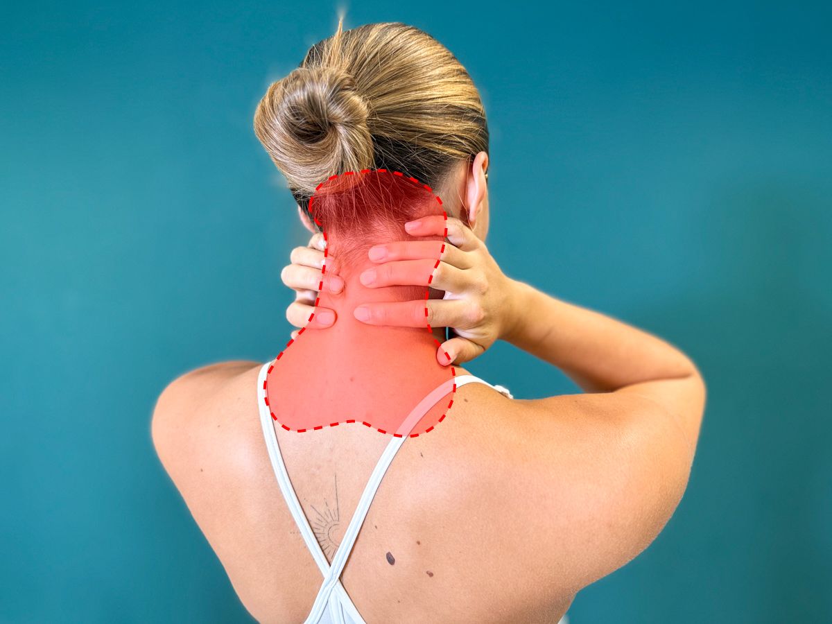 Bilddarstellung zum Thema Halswirbelsäulenschmerzen und wie man diese effektiv behandeln kann